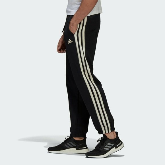 NEW adidas Winter 3-Stripes Pants GM0906 Black - Picture 2 of 12